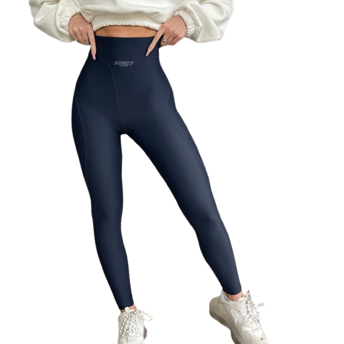 Knitted High Waist Skinny Shark Pants