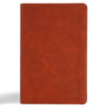 CSB Large Print Personal Size Reference Bible, Digital Study Edition, Burnt Sienna Leathertouch - Imitation Leather