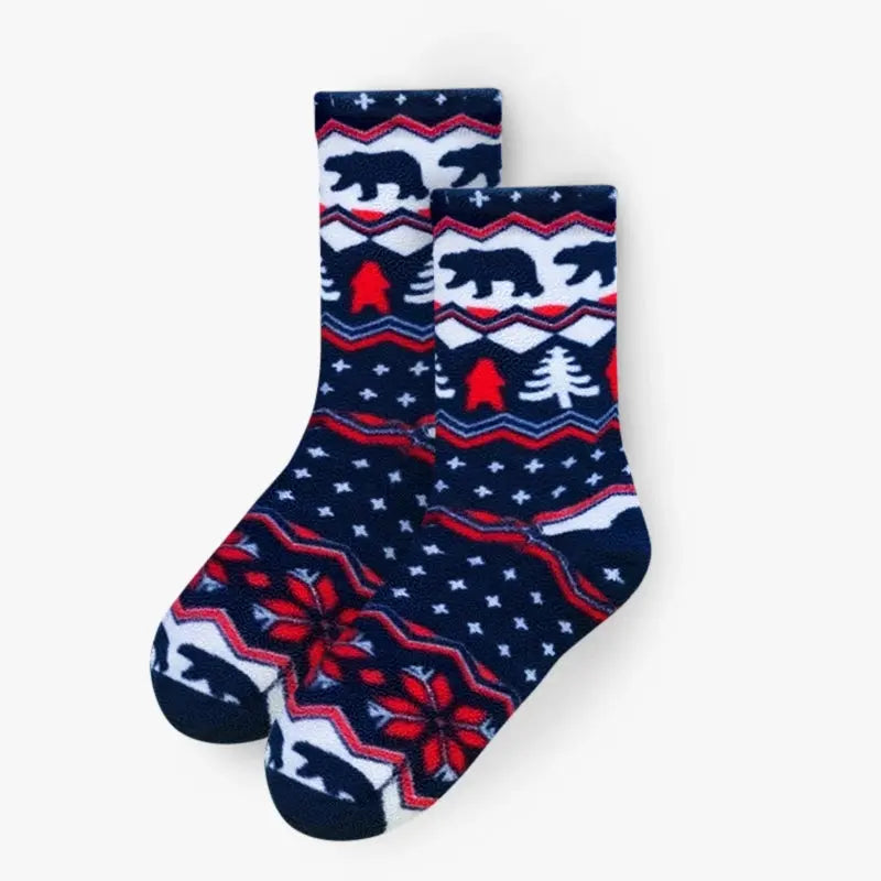 Kids' Fleece Socks - Polar Bear
