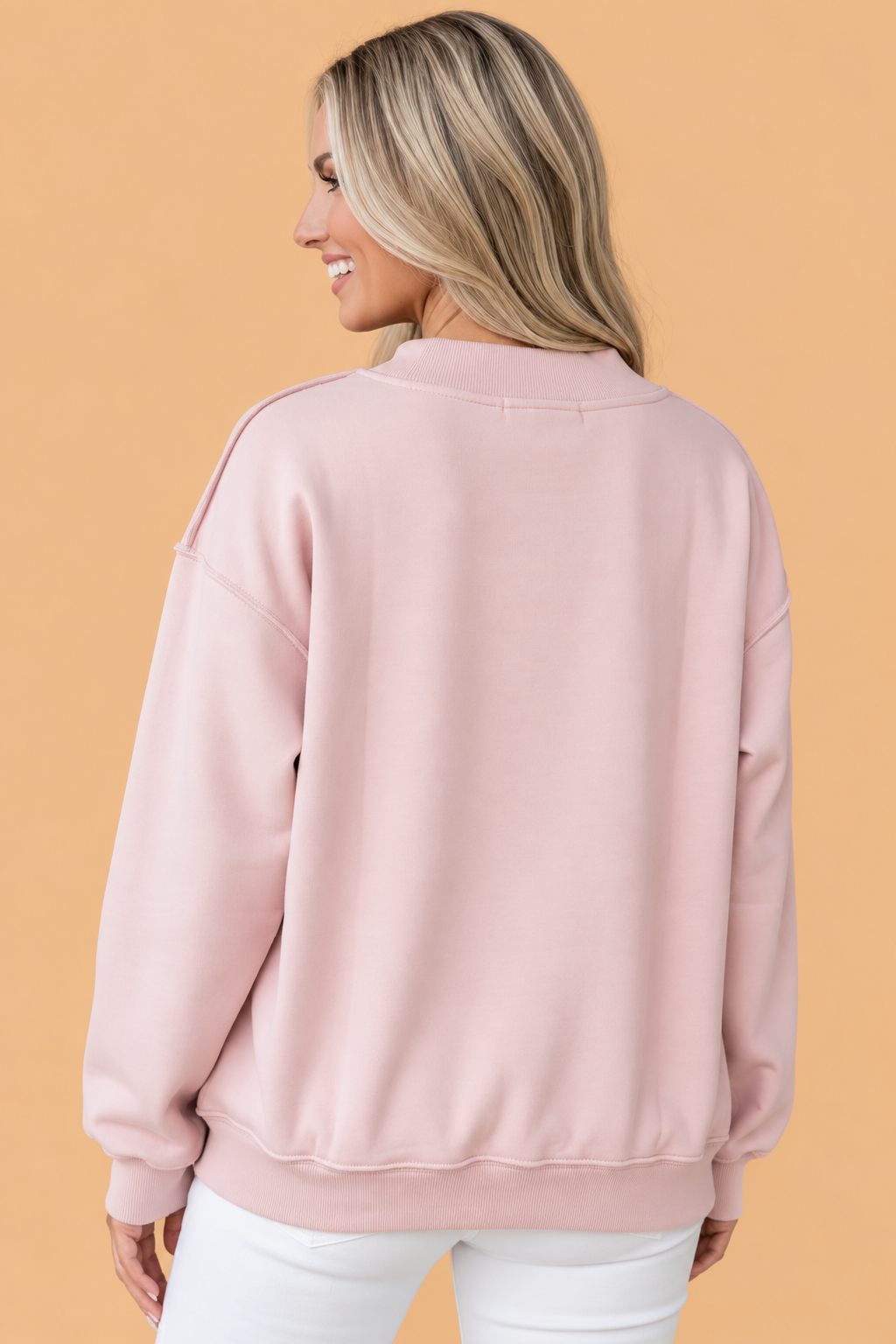 Saved By Grace Letter Print Embroidered Sweatshirt