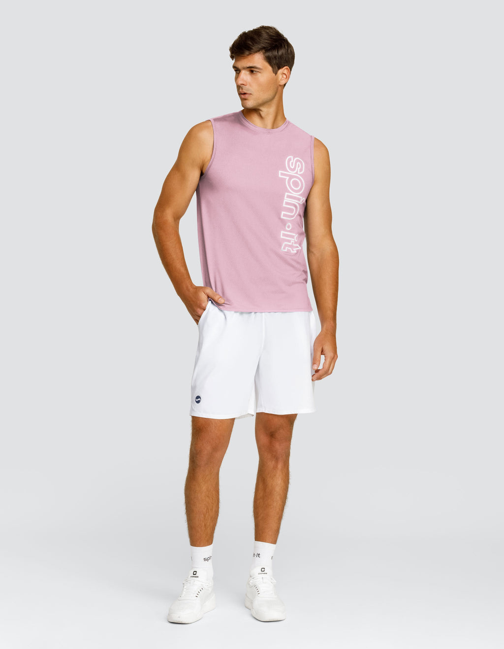 JOSH MUSCLE TANK - LAVENDER MIST