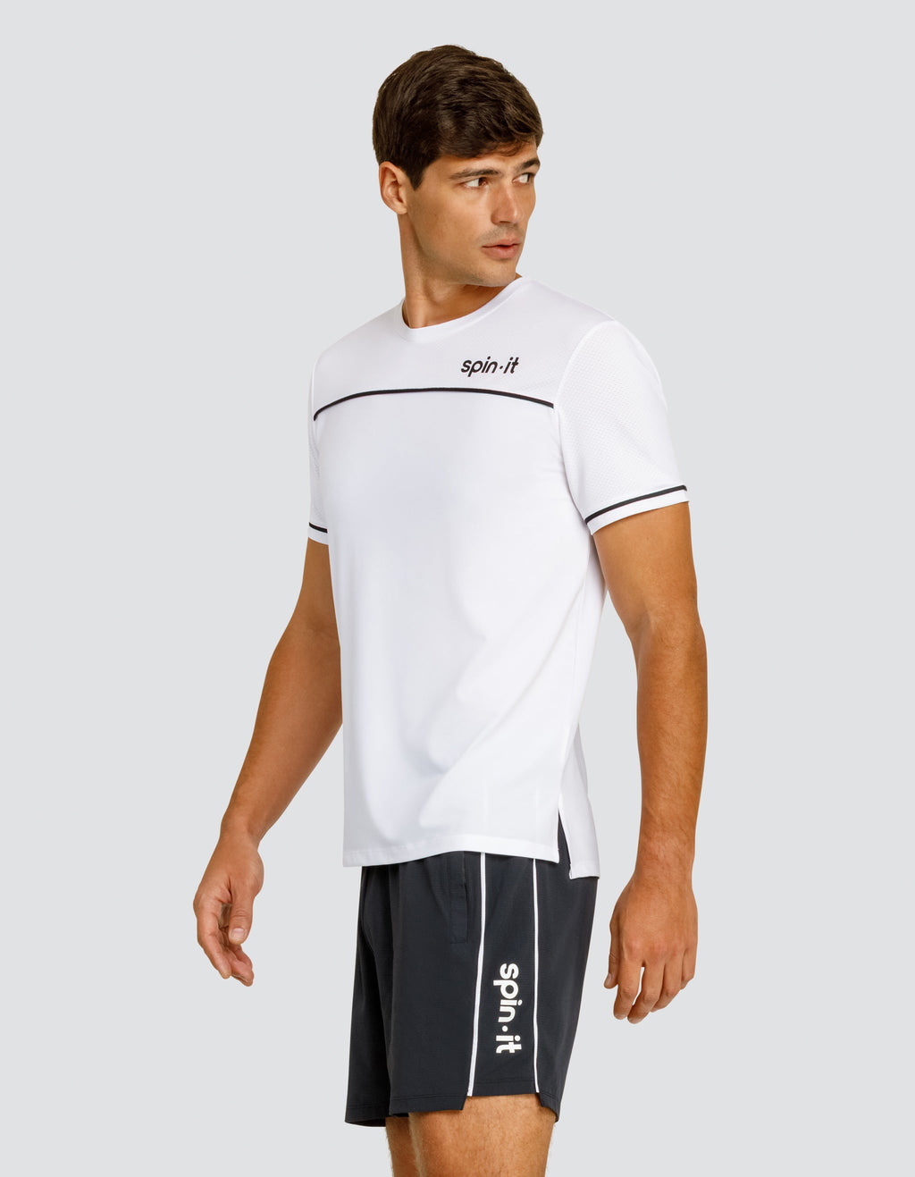 LIONEL SHORT SLEEVE TOP - CHALK WHITE