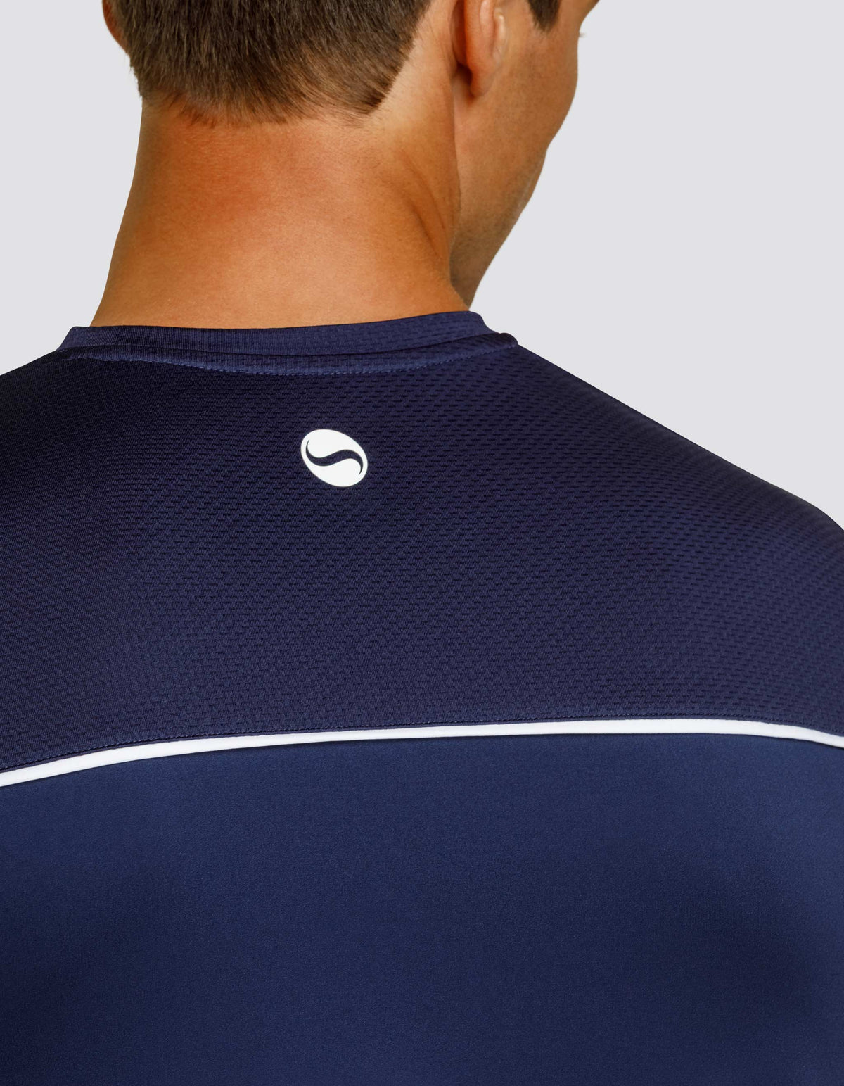 LIONEL SHORT SLEEVE TOP - NAVY BLUE