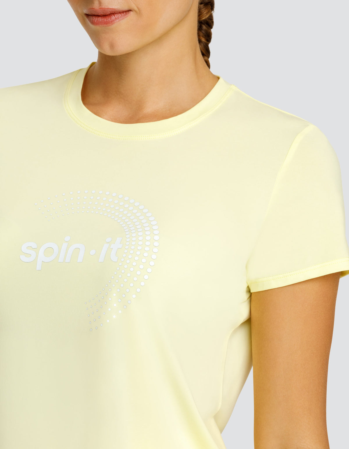 BIJOU BOXY SHORT SLEEVE TOP - FRESH LEMON