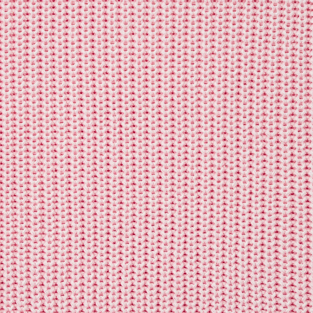 Classic Pink Knit Baby Sweater