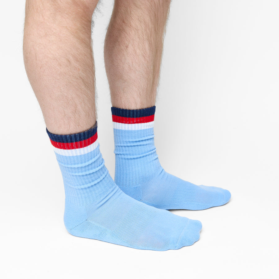 Powder 3 Stripe Crew Socks