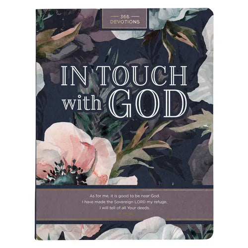 Devotional in Touch with God Floral Softcover Jan. - Paperback