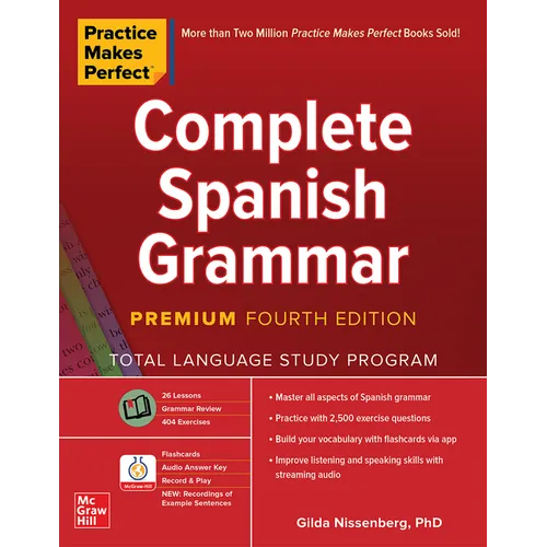 Practice Makes Perfect: Complete Spanish Grammar, Premium Fourth Edition - Paperback