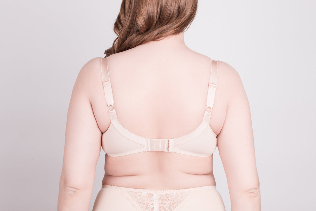 Bra Milavitsa 120151 - Elastic & Lace, Double-Segment Cups, Wide Straps