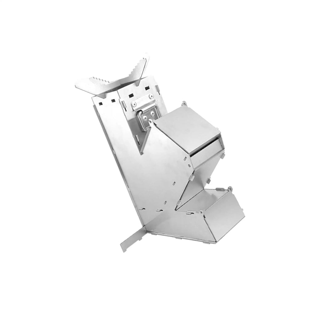 Stainless Steel Camping Rocket Stove Woodburning for Outdoor Tent Heater