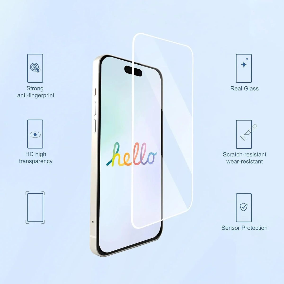 4-Pack Tempered Glass Screen Protector