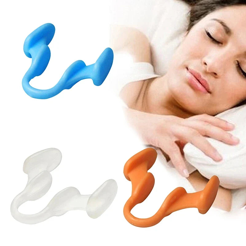 Silicone Anti Snoring Nasal Dilator | Sleep Aid Nose Clip for Better Breathing