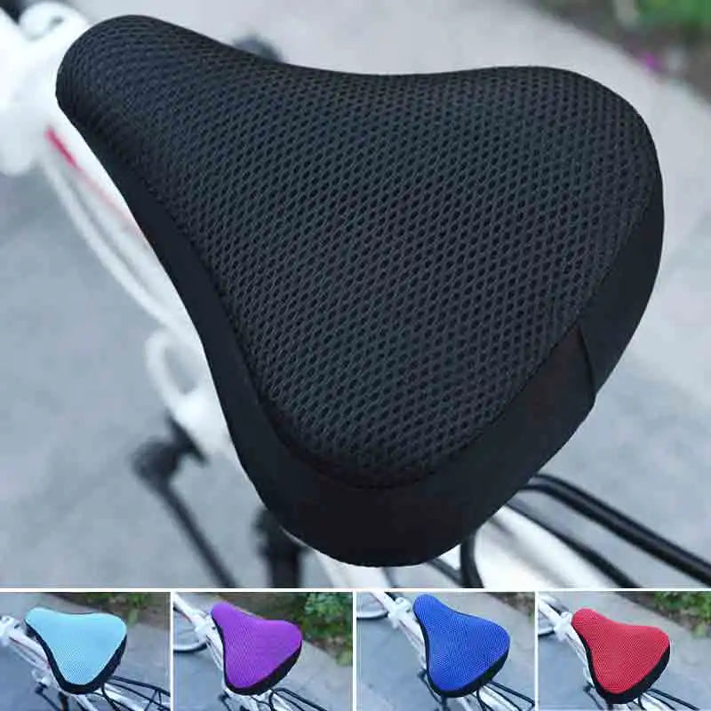 Soft, Breathable Bike Seat: 3D Silicone Cushion