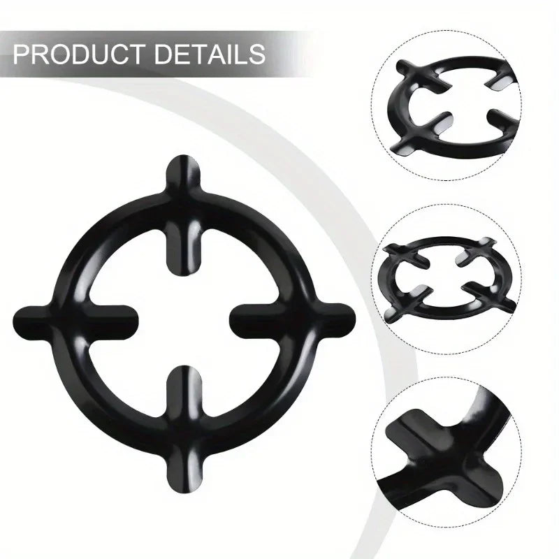 1pc stove gas ring pot reducer coffee ring bracket burner grate rack frying pan cast iron stove