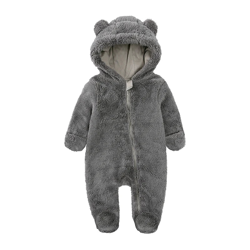 0-24m Baby Rompers Clothes Winter Newborn Baby Boy
