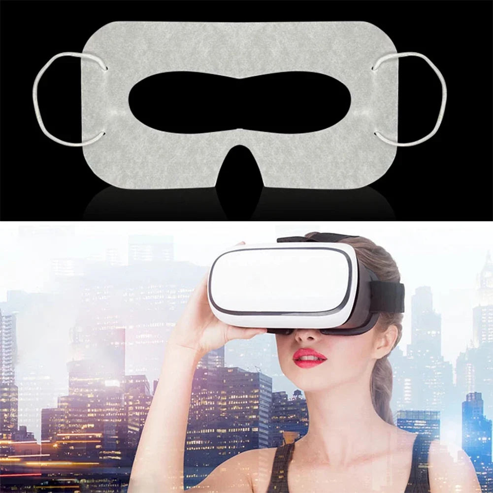 100pcs Disposable VR Mask Breathable VR Eye Covers Universal Virtual
