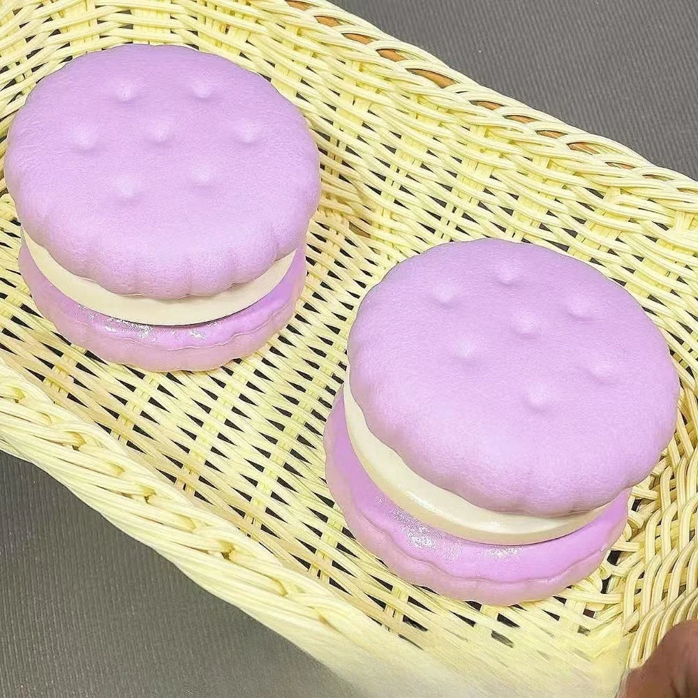 Squishy Simulated Cake Squeeze Toy | Slow Rising Stress Relief Sensory Fidget for Anxiety ADHD