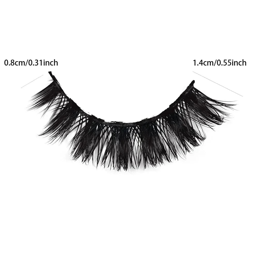 Mink Fluffy 3D Fake Lashes Makeup Messy False Eyelashes