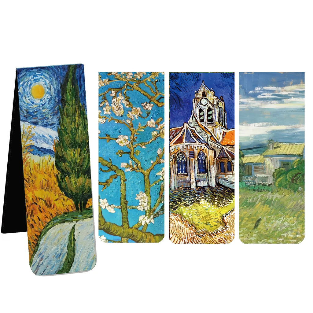 4PCS Bookmarks Magnet Book Markers Page Clip for Students Teachers School