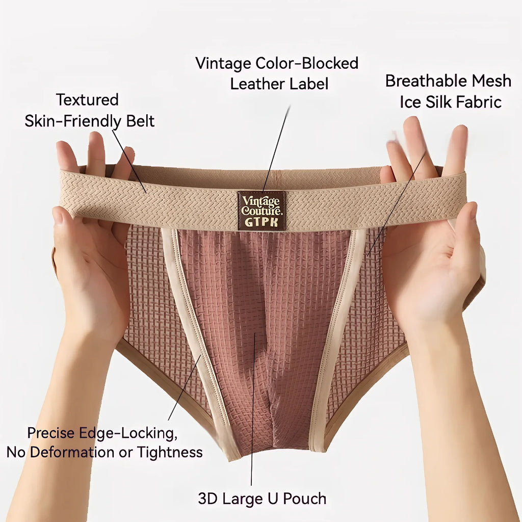Men's Briefs 3-Pack | Nylon-Elastane Stretch Knit | Everyday Wear & Travel