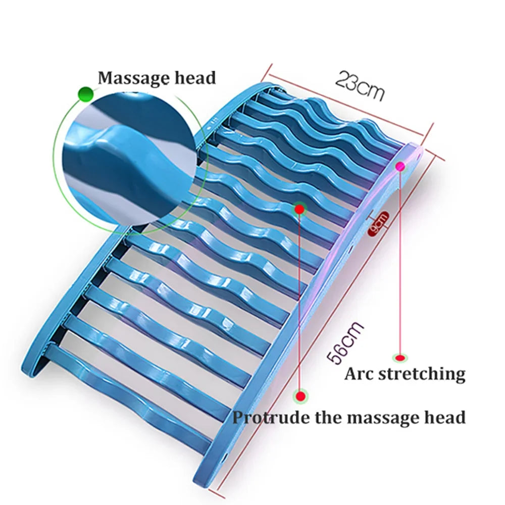 Back Massage Magic Stretcher Fitness Equipment Lumbar Stretching Correction Traction Support Massager Spine SpineSoothing Frame
