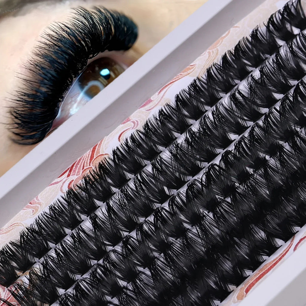 Lashes Soft Natural Lashes Fake Lash Cluster False Eyelashes 100 Pack