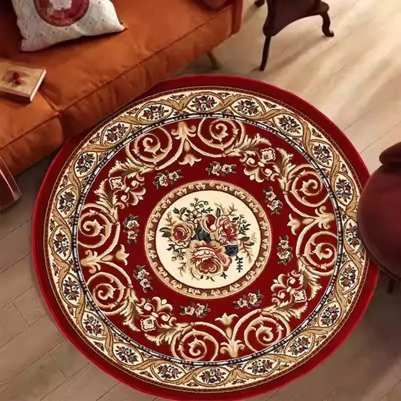 Round Persian Round Mat Round Carpet Bathroom Mat Home Decor Living Room Kitchen Rug Rugs for Bedroom Gift