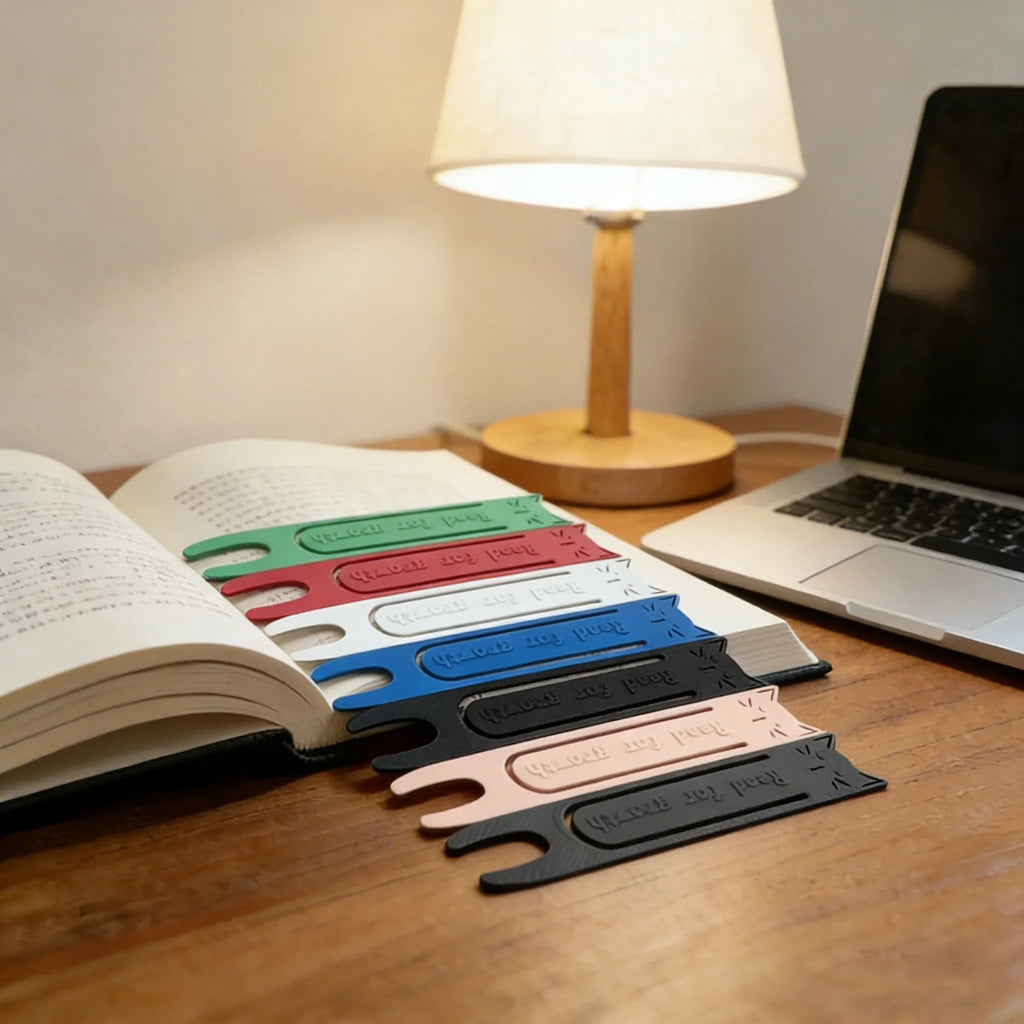 Book Lovers Students Multi-Color Options 3-Piece Set for Growth"