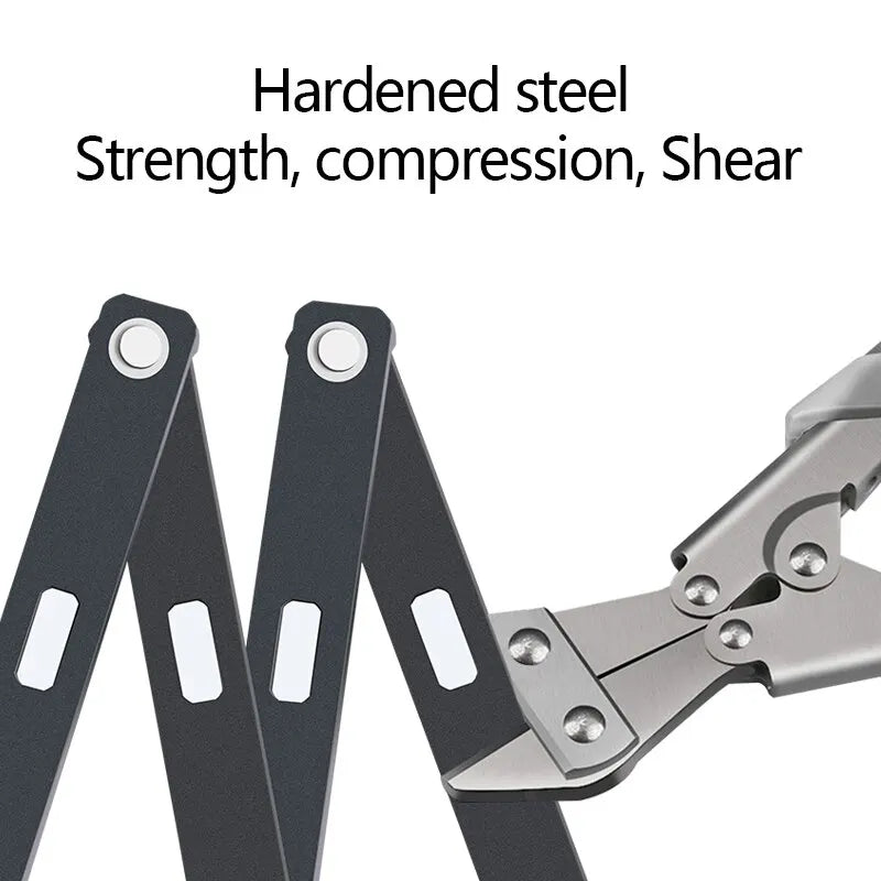 Folding Bicycle Lock | 80 cm Steel & Keyed Design | Bicycles & Compatible E-Bikes
