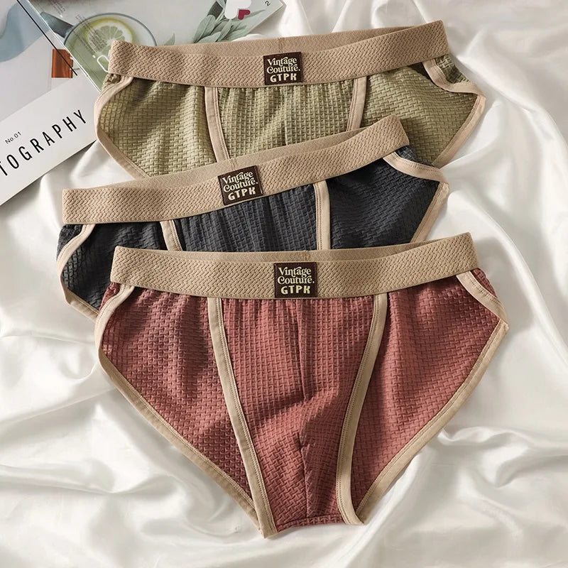 Men's Briefs 3-Pack | Nylon-Elastane Stretch Knit | Everyday Wear & Travel