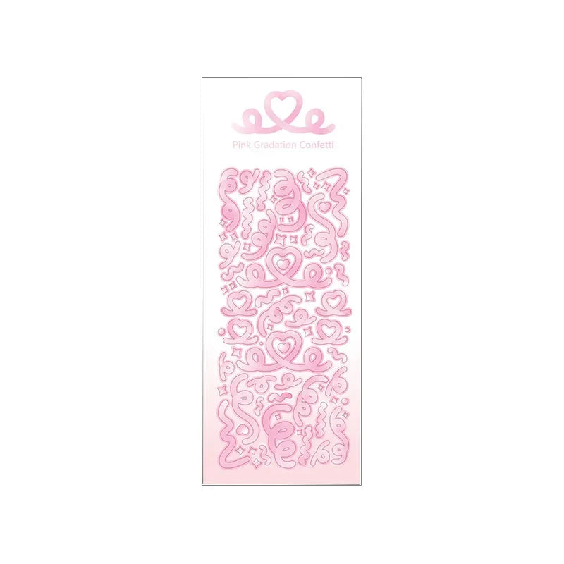 Cute Decorative Paper Stickers for Photocards and Scrapbooking | Kawaii Toploader Sticker Pack