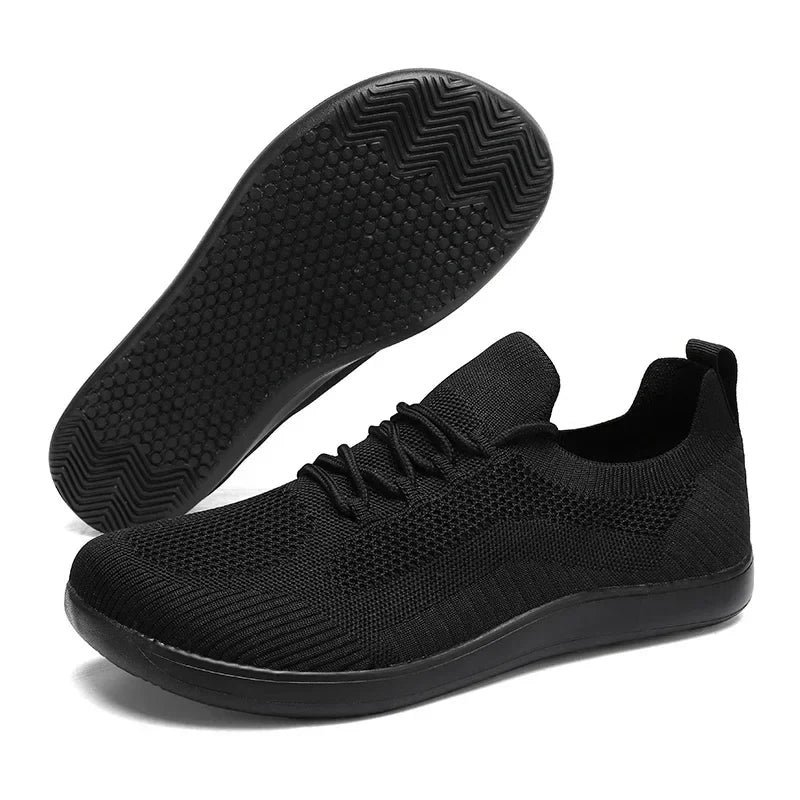 Men’s Wide-Toe Minimalist Shoes | Breathable Air-Mesh & Lightweight EVA | Daily Walking & Casual Wear