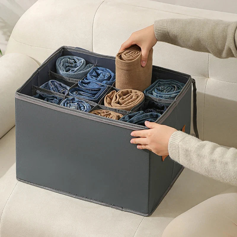 Shoe Organizer for Closet Foldable Shoe Storage Containers with Clear Cover Fits up to 16-32 Pairs with Adjustabele Dividers