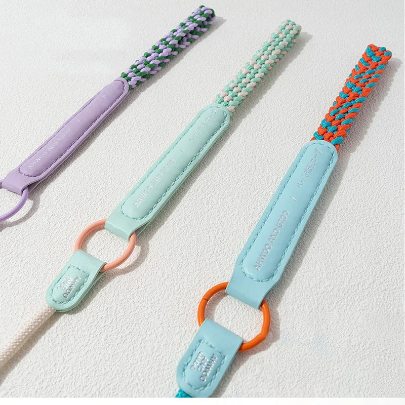 P-Chain Dog Training Slip Lead | Adjustable Nylon + PU, Quick-Release | Small, Medium & Large Dogs