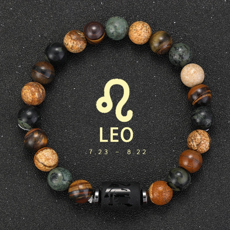 Sagittarius Zodiac Bracelet Natural Stone
