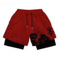 Anime Inspired 2-in-1 Running Shorts for Men