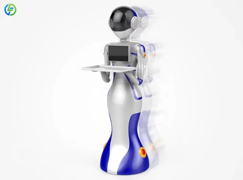 Customized CE Certificated Intelligent Humanoid Waiter For Restaurant Food Delivery Robot
