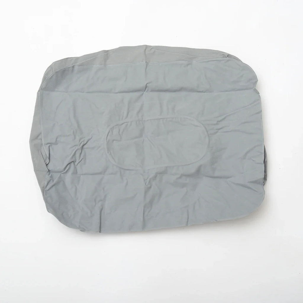 PVC inflatable flocking car foot mat outdoor elevated foot bath massage leisure foot pillow, matched with leak repair patch