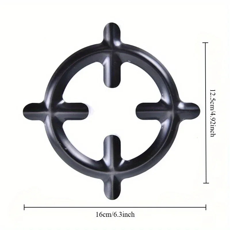 1pc stove gas ring pot reducer coffee ring bracket burner grate rack frying pan cast iron stove