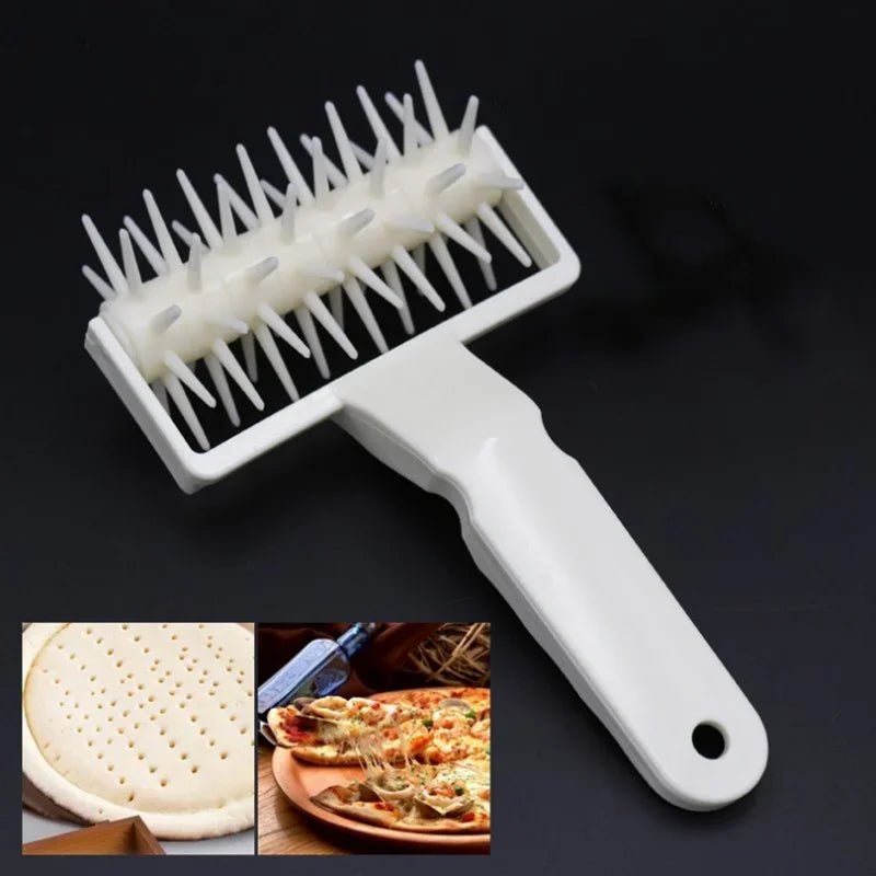 Pizza Dough Docker Roller | 3-Size Plastic Pastry Perforator for Even Baking