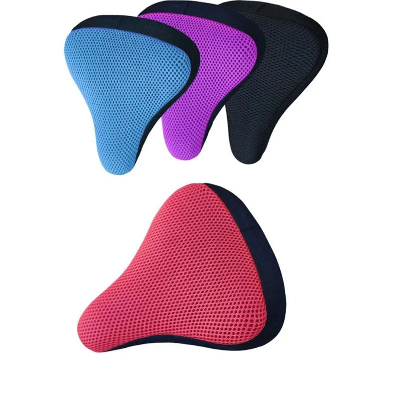 Soft, Breathable Bike Seat: 3D Silicone Cushion