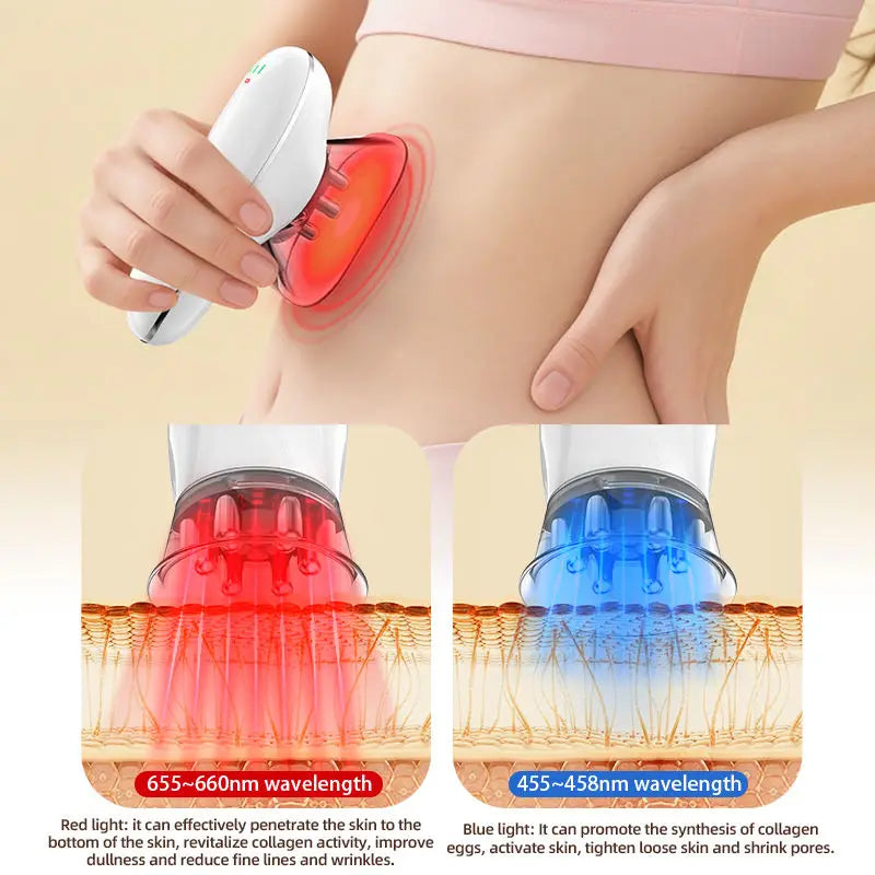 4 in 1 Body Sculpting Machine Cellulite Removal Massager Face Lifting Skin Tighten Device Home Use Cupping Tool for Belly Leg
