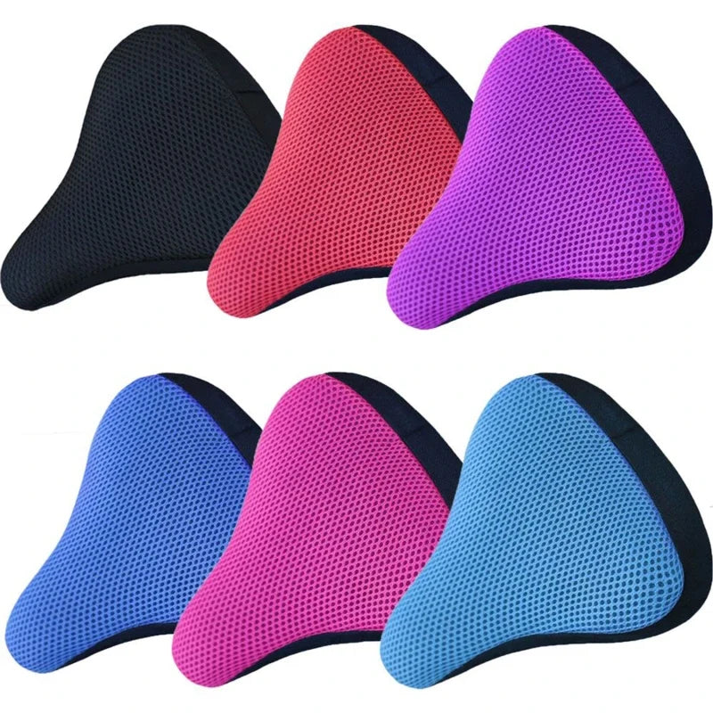 Soft, Breathable Bike Seat: 3D Silicone Cushion