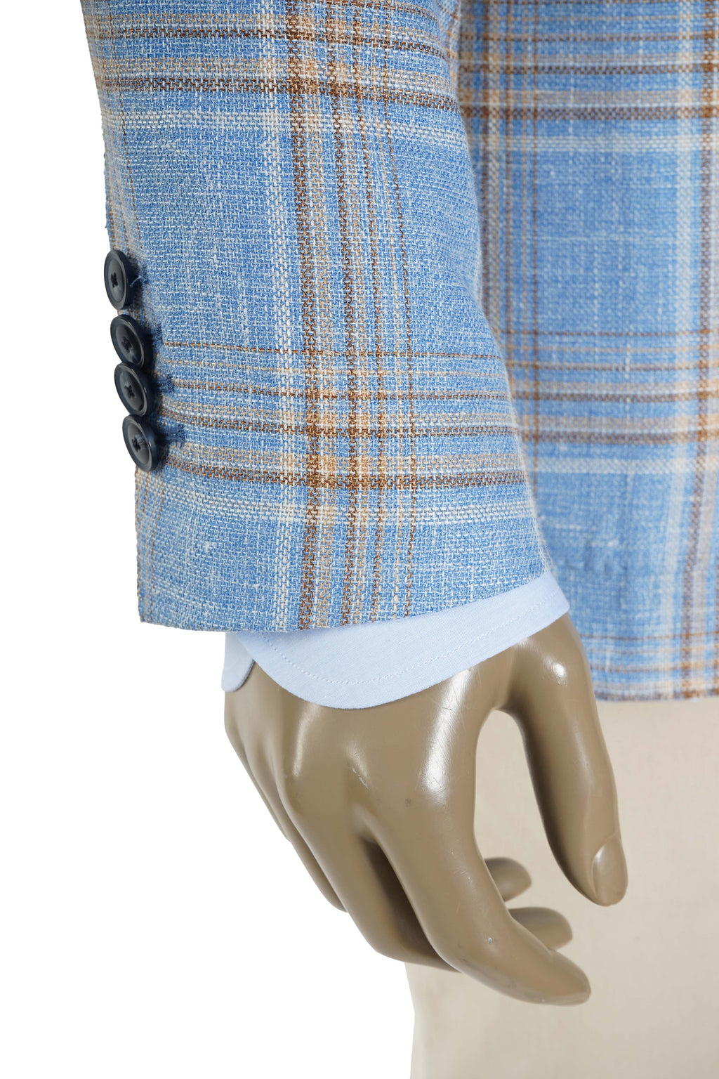 Sartorio Glen Plaid Wool-Silk Sport Jacket