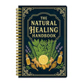 Gilded border plant healing deluxe coil book, herbal usage, daily soothing and practical manual for the body and mind