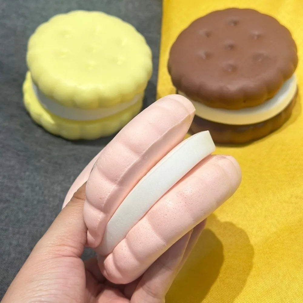 Squishy Simulated Cake Squeeze Toy | Slow Rising Stress Relief Sensory Fidget for Anxiety ADHD
