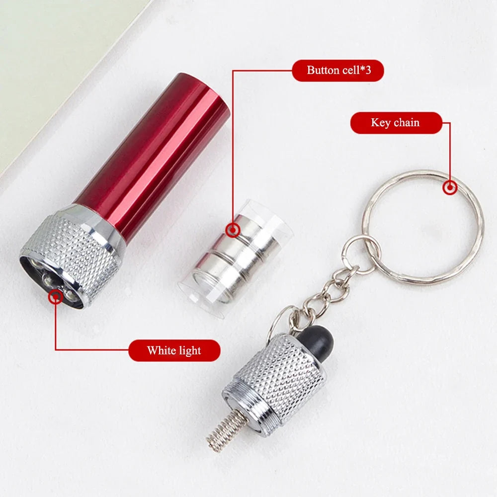 Mini Keychain LED Flashlight | Pocket Emergency Light with 1000 Lumens