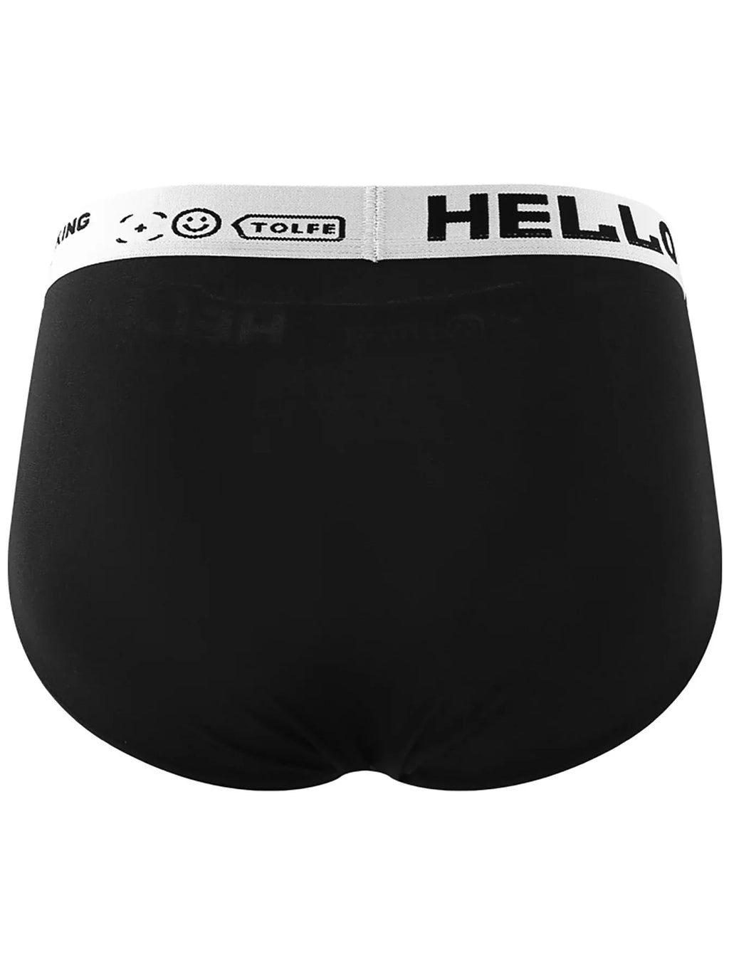 7-Pack Men's Milk Silk Briefs - “HELLO” Waistband, Colorful Set