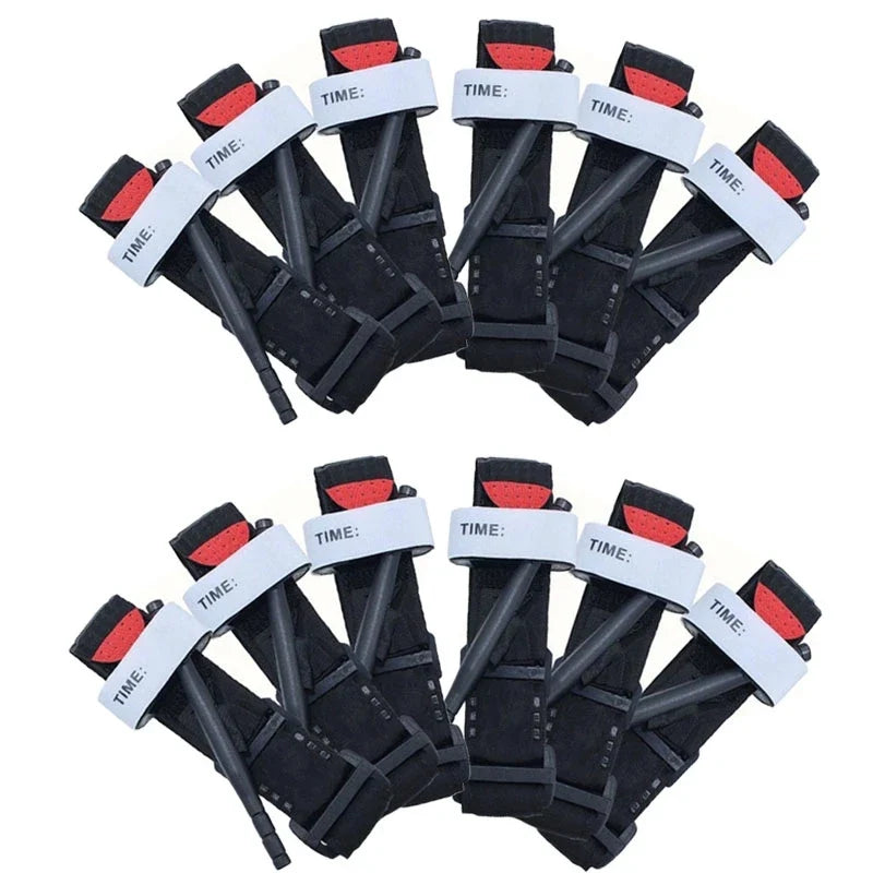 1/12 Pcs Emergency Tourniquet Outdoor Portable First Aid Quick Slow