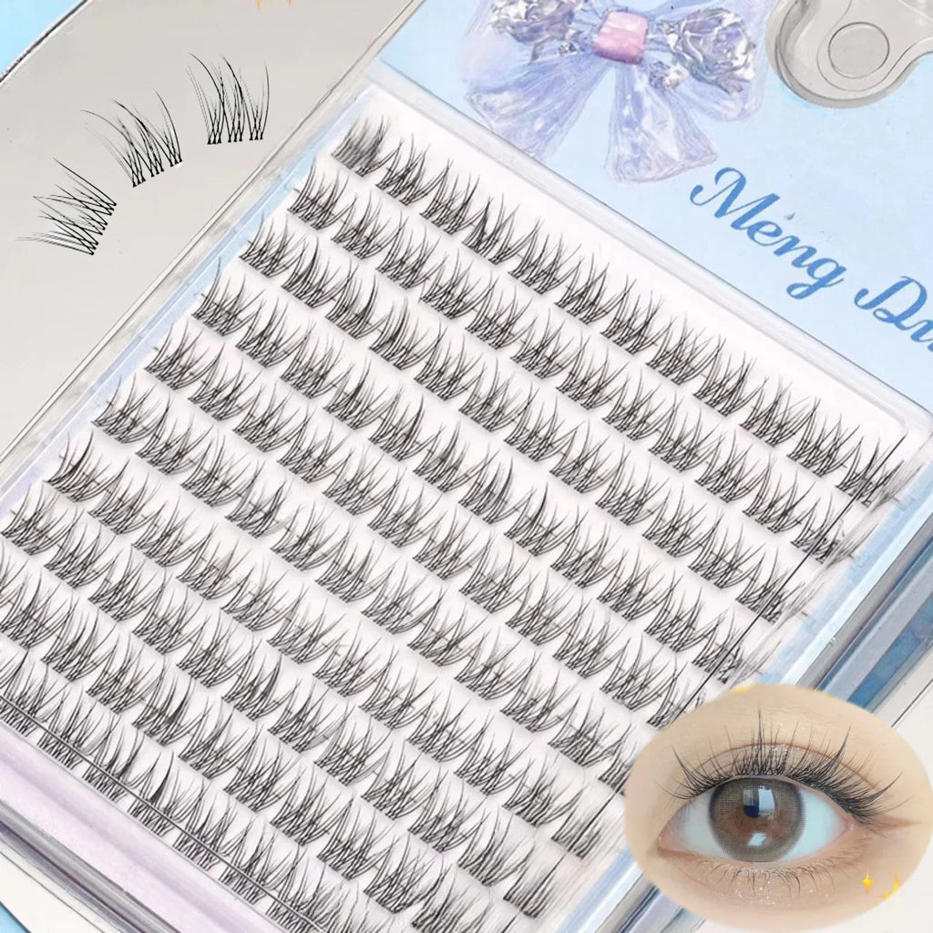 Mink False Eyelashes Natural Russian 3D Lashes Individual Eyelash Extension Cluster Makeup Tool Lash